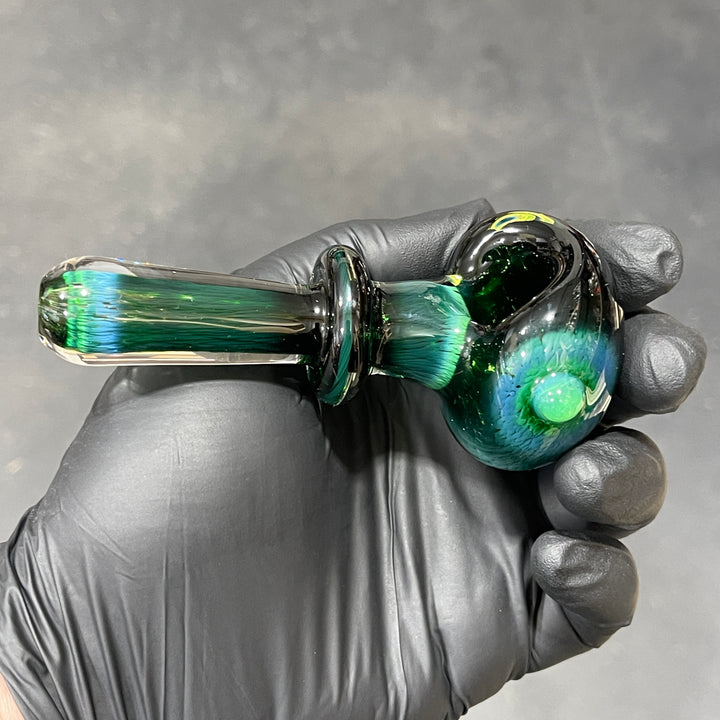 Thick Exp Green Pipe + Ryot Headcase Combo Glass Pipe Chuck Glass