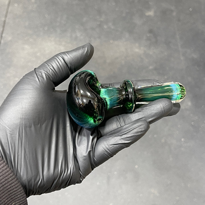 Thick Exp Green Pipe + Ryot Headcase Combo Glass Pipe Chuck Glass