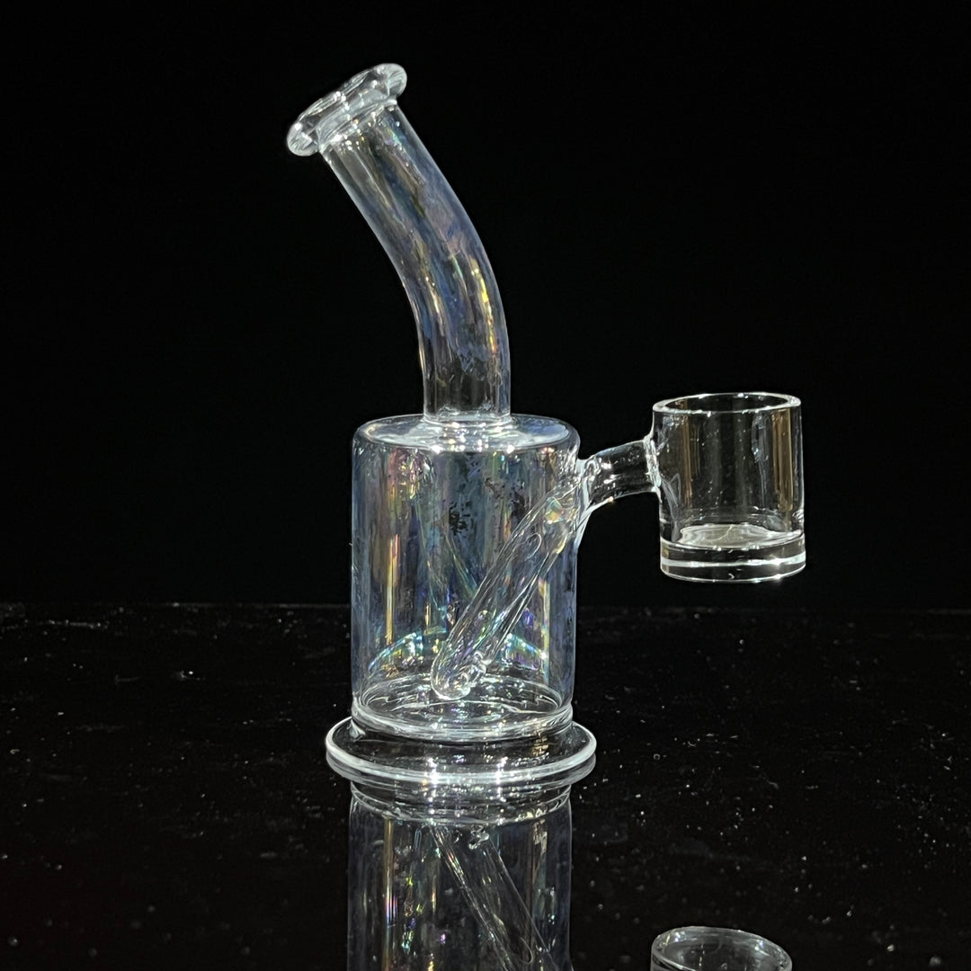 Mother-of-Quartz Barrel Glass Pipe Hillside Glass