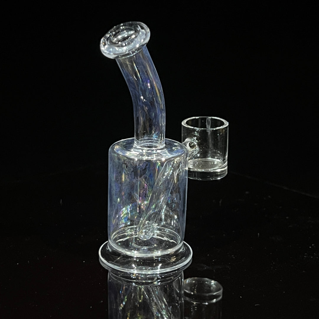 Mother-of-Quartz Barrel Glass Pipe Hillside Glass