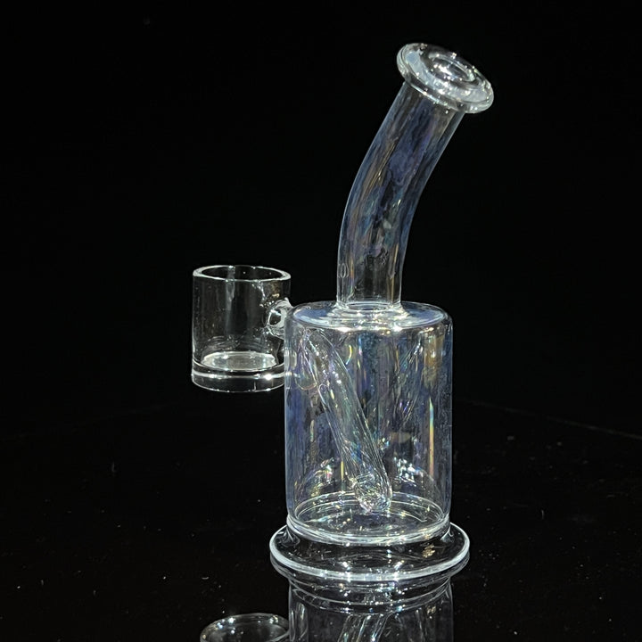 Mother-of-Quartz Barrel Glass Pipe Hillside Glass