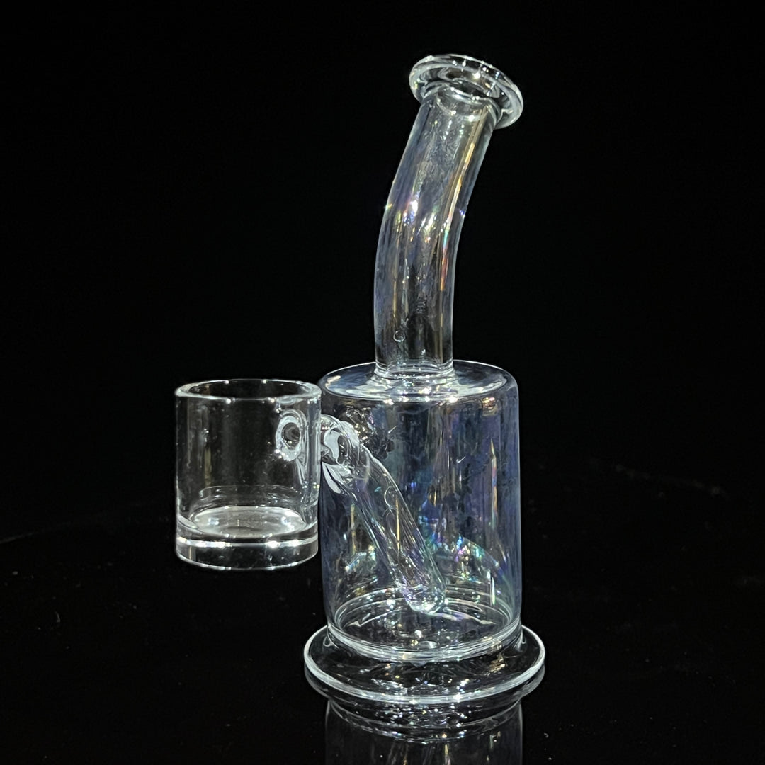 Mother-of-Quartz Barrel Glass Pipe Hillside Glass