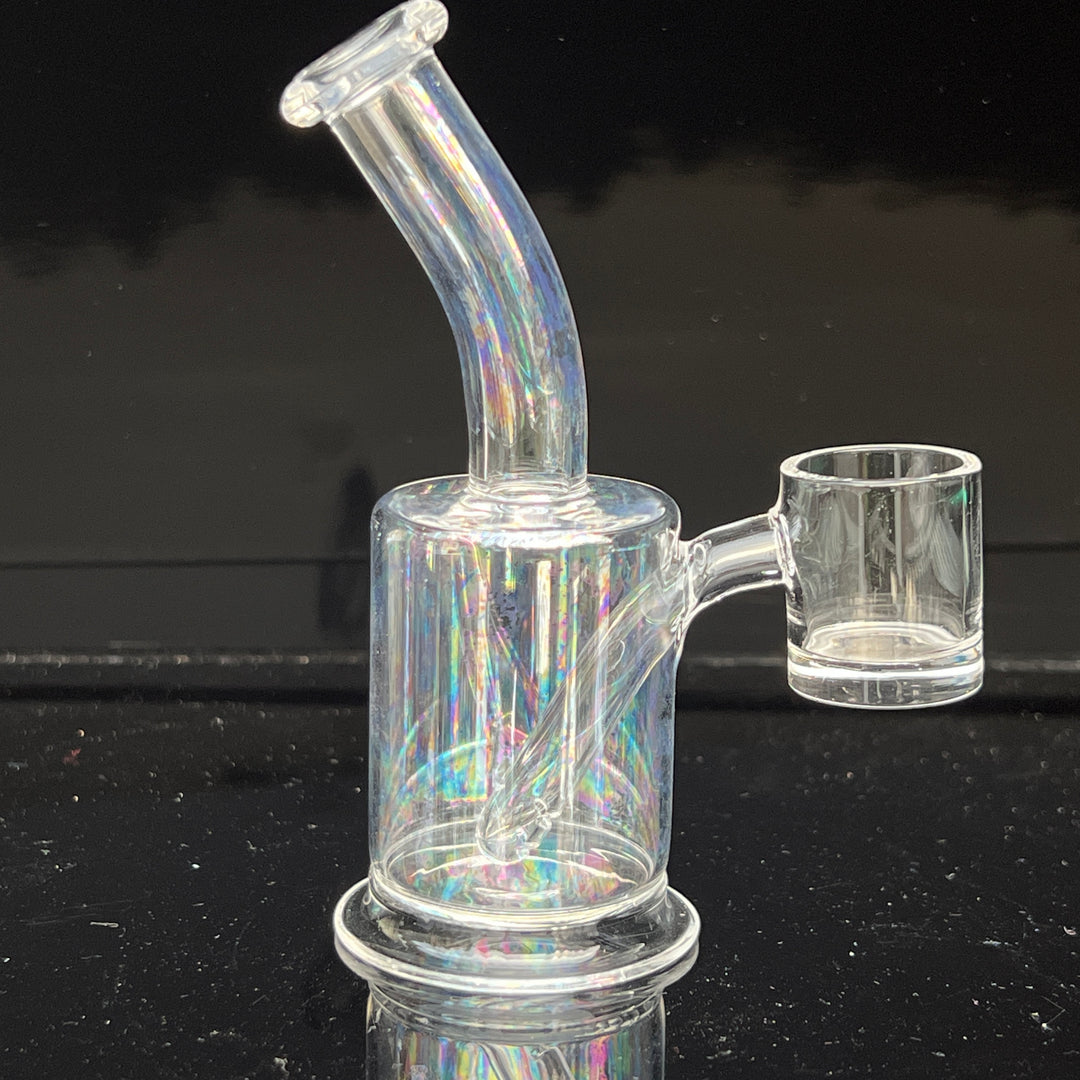 Mother-of-Quartz Barrel Glass Pipe Hillside Glass