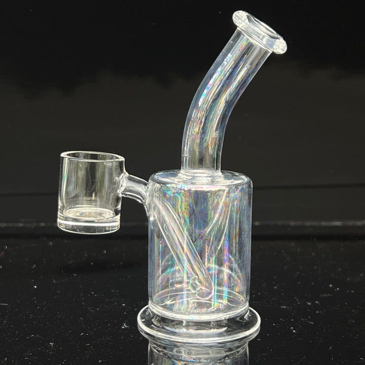 Mother-of-Quartz Barrel Glass Pipe Hillside Glass