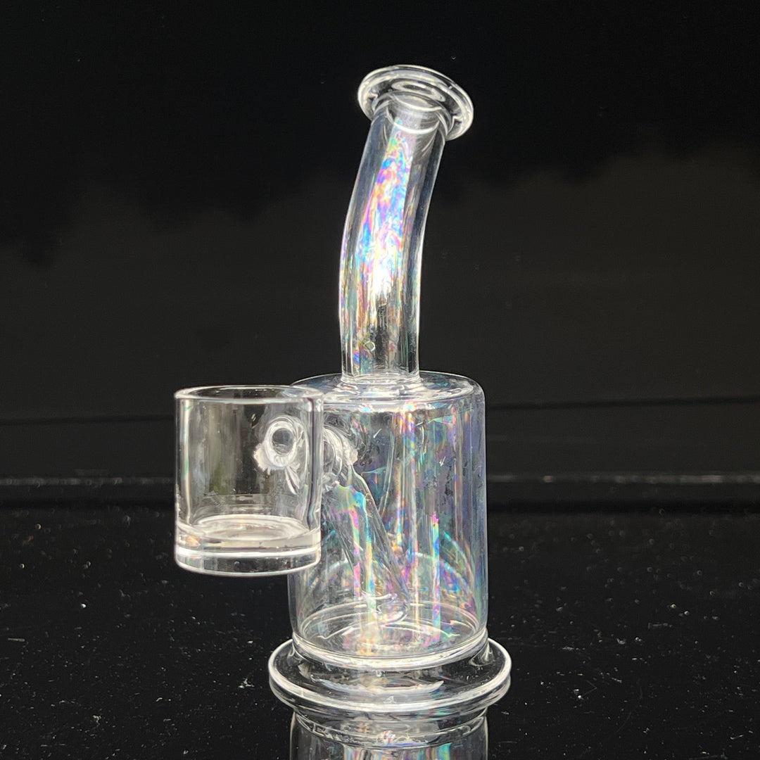 Mother-of-Quartz Barrel Glass Pipe Hillside Glass