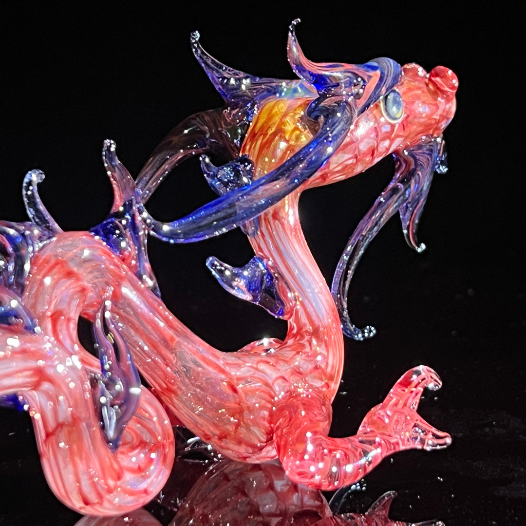 Mini Taoist Dragon Pipe Glass Pipe Fereyel Fiore Glass