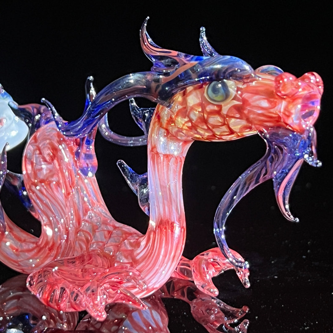 Mini Taoist Dragon Pipe Glass Pipe Fereyel Fiore Glass