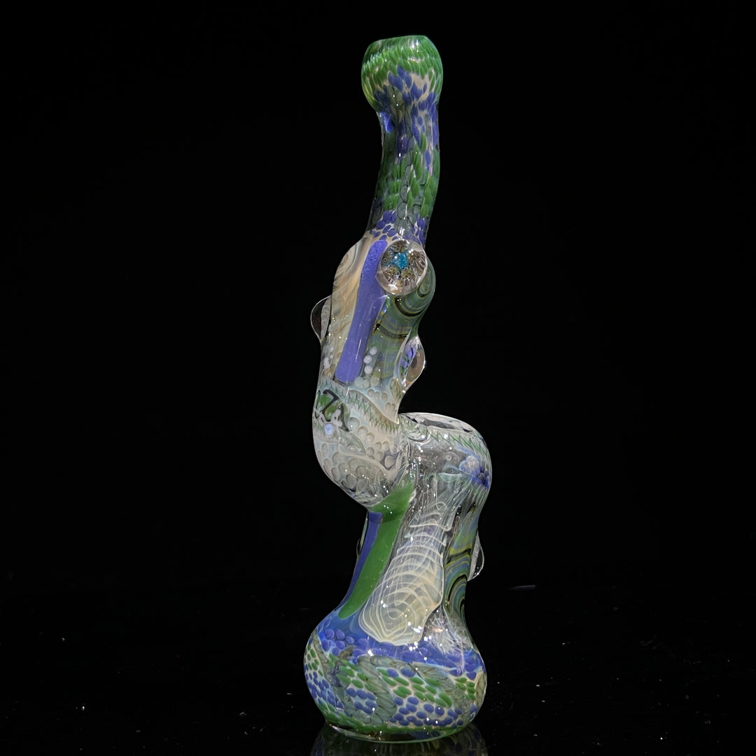 Glass Berry Cupcake Sherlock Bubbler Glass Pipe Glass Berry Cupcake   