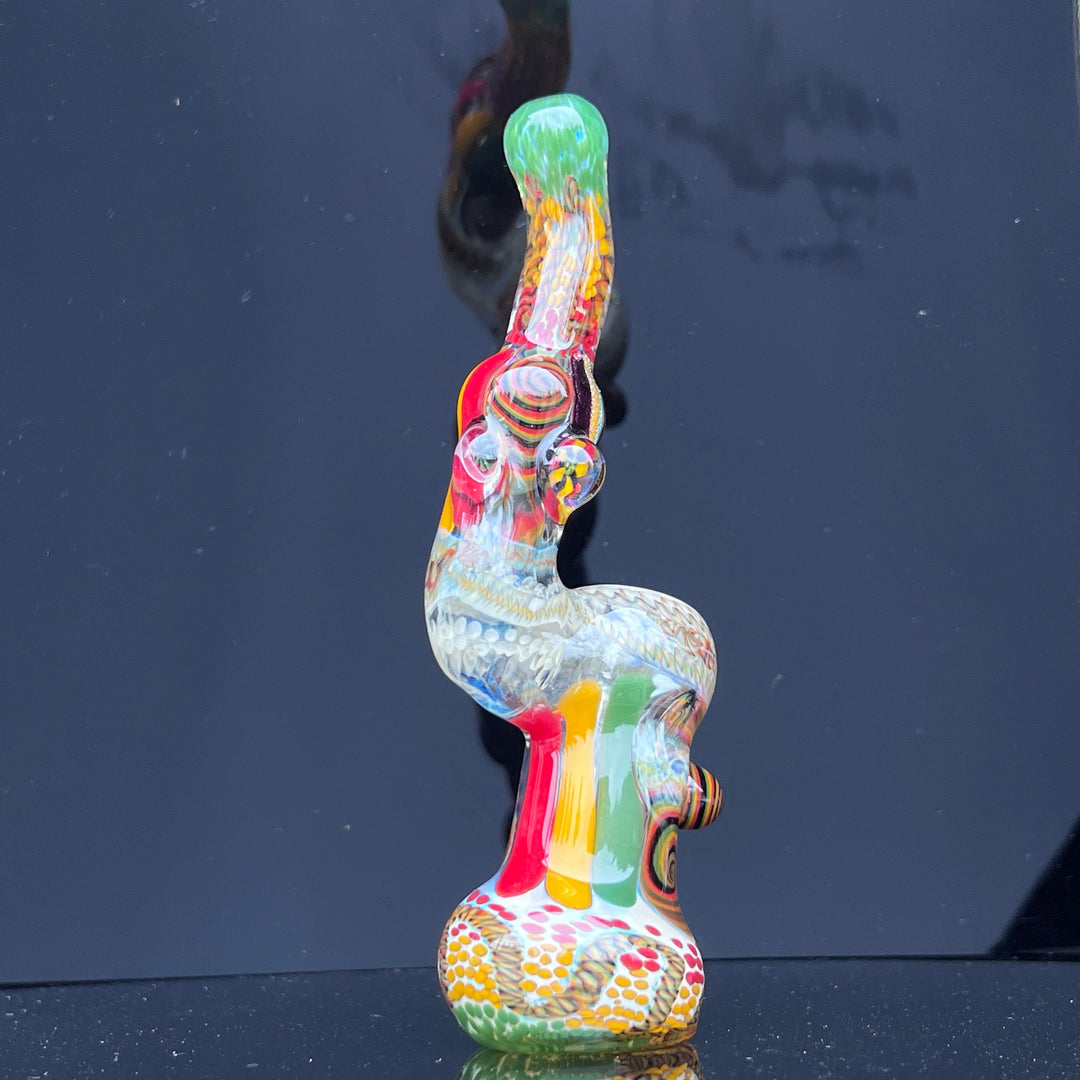 Glass Berry Cupcake Sherlock Bubbler Glass Pipe Glass Berry Cupcake   