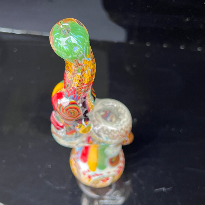 Glass Berry Cupcake Sherlock Bubbler Glass Pipe Glass Berry Cupcake   