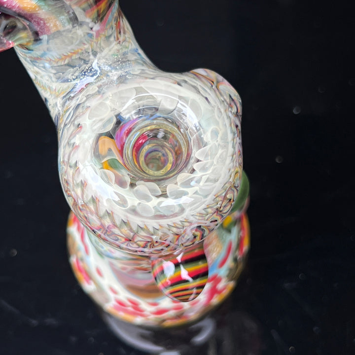 Glass Berry Cupcake Sherlock Bubbler Glass Pipe Glass Berry Cupcake   