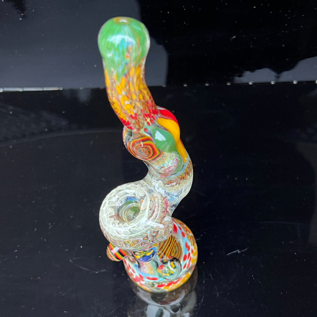 Glass Berry Cupcake Sherlock Bubbler Glass Pipe Glass Berry Cupcake   