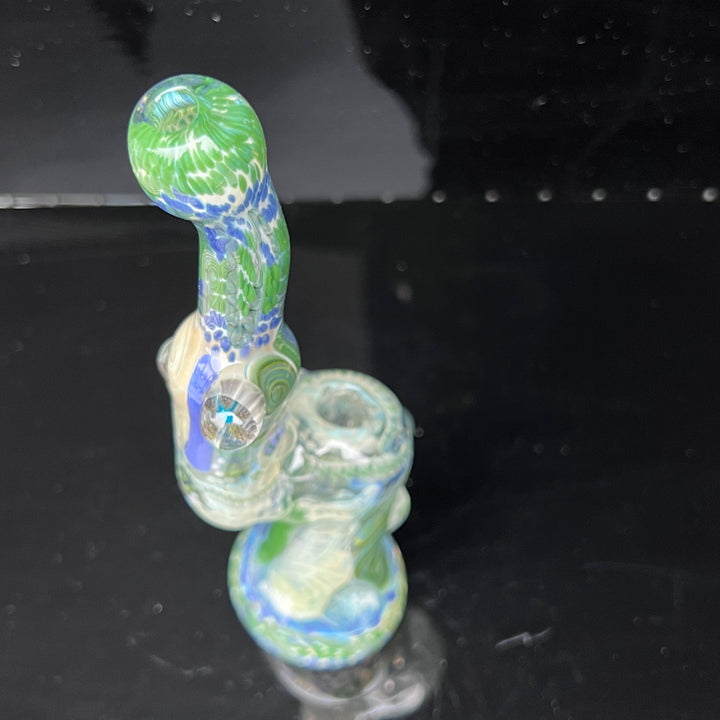 Glass Berry Cupcake Sherlock Bubbler Glass Pipe Glass Berry Cupcake   