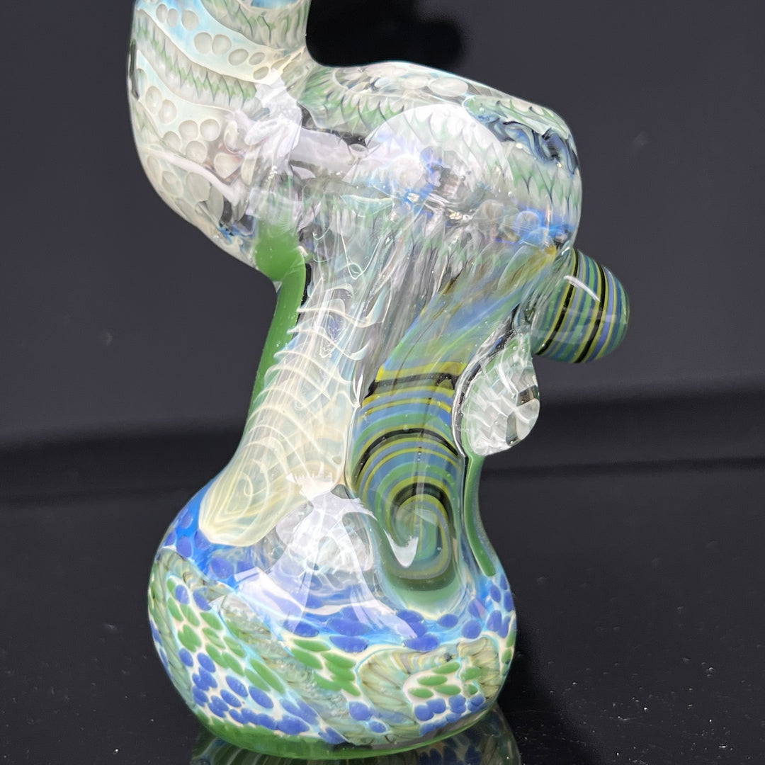 Glass Berry Cupcake Sherlock Bubbler Glass Pipe Glass Berry Cupcake   