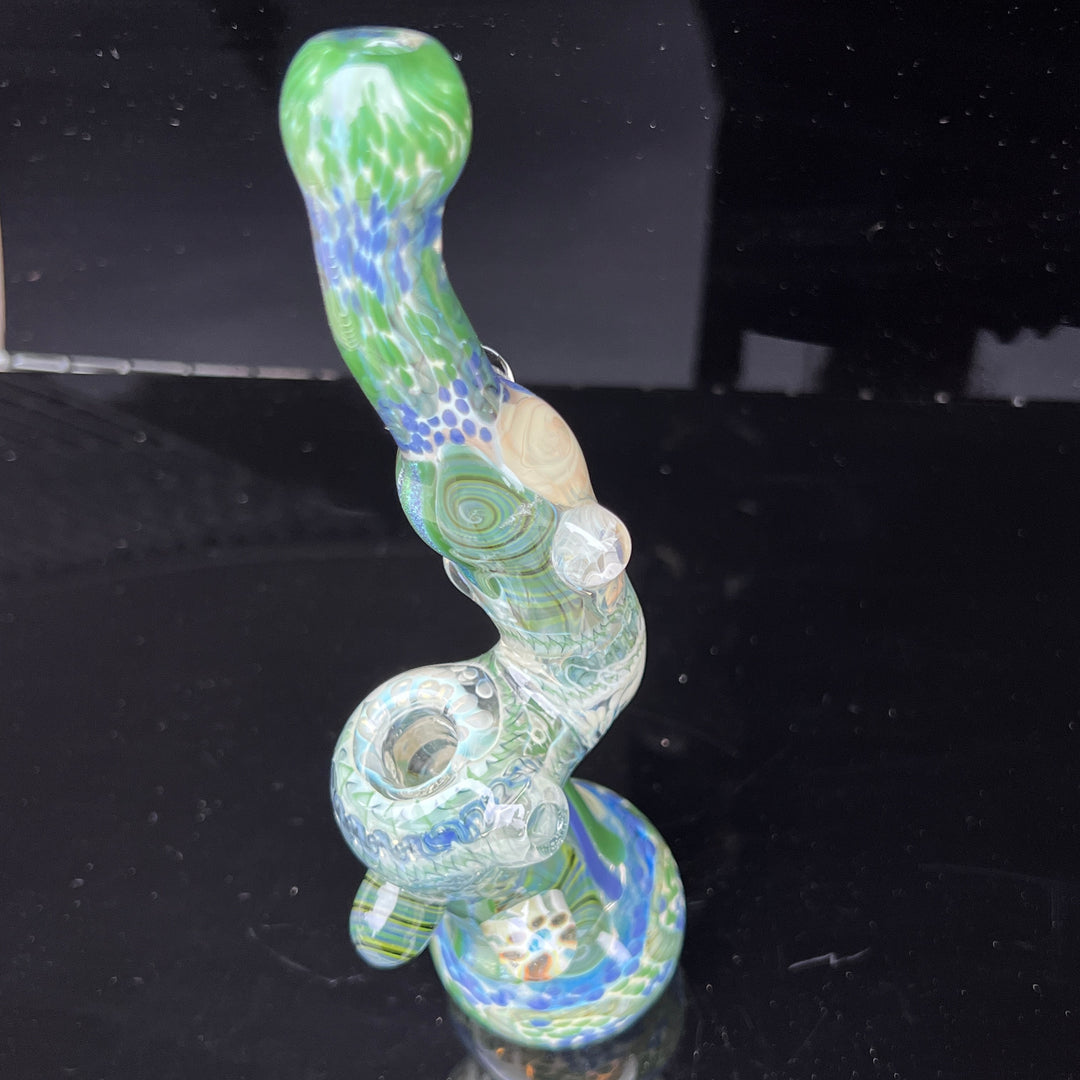 Glass Berry Cupcake Sherlock Bubbler Glass Pipe Glass Berry Cupcake   