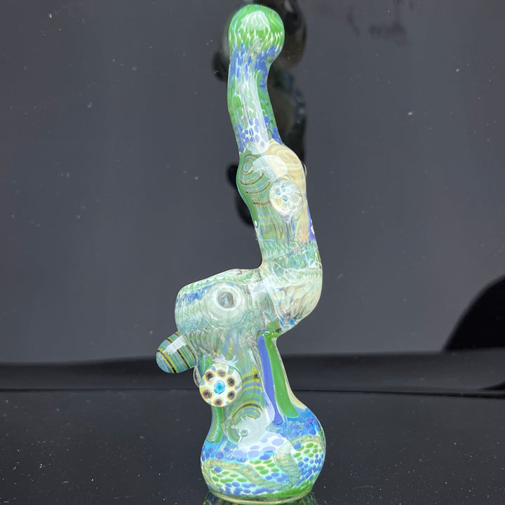 Glass Berry Cupcake Sherlock Bubbler Glass Pipe Glass Berry Cupcake   