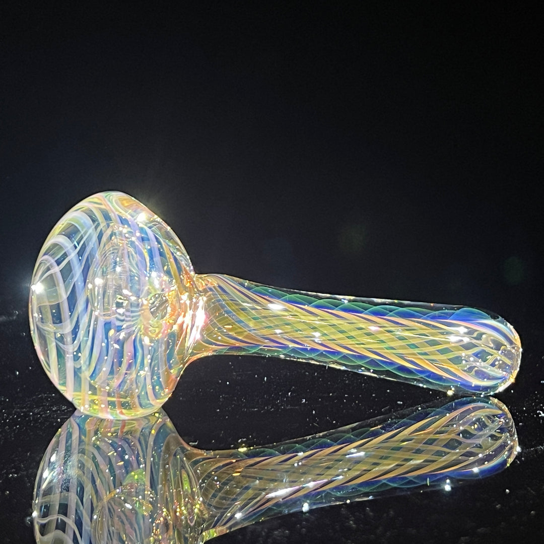 Thick Fume Pipe Green Slyme Marble Glass Pipe Chuck Glass