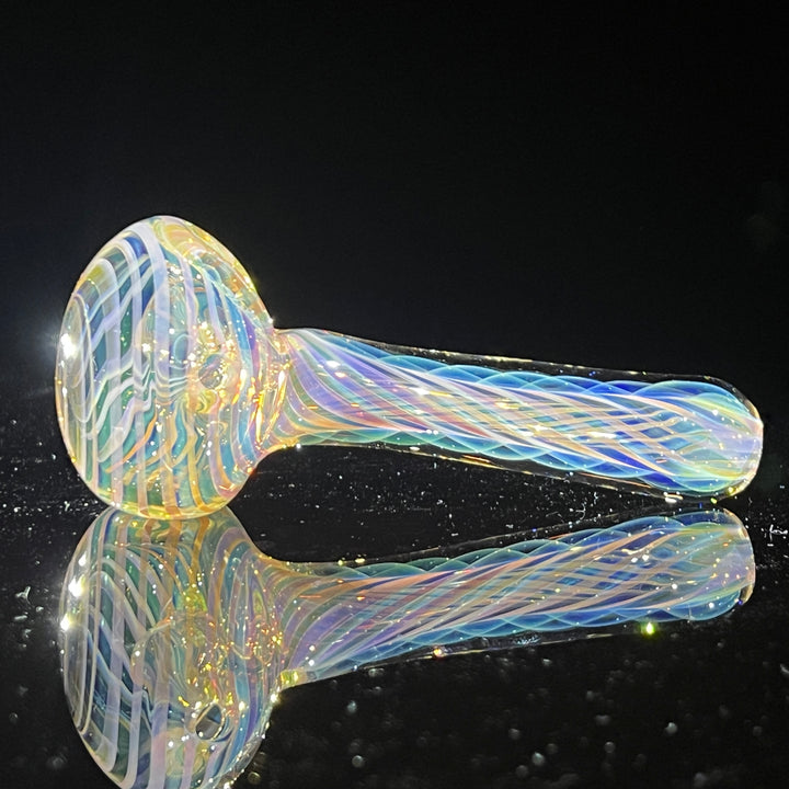 Thick Fume Pipe Green Slyme Marble Glass Pipe Chuck Glass