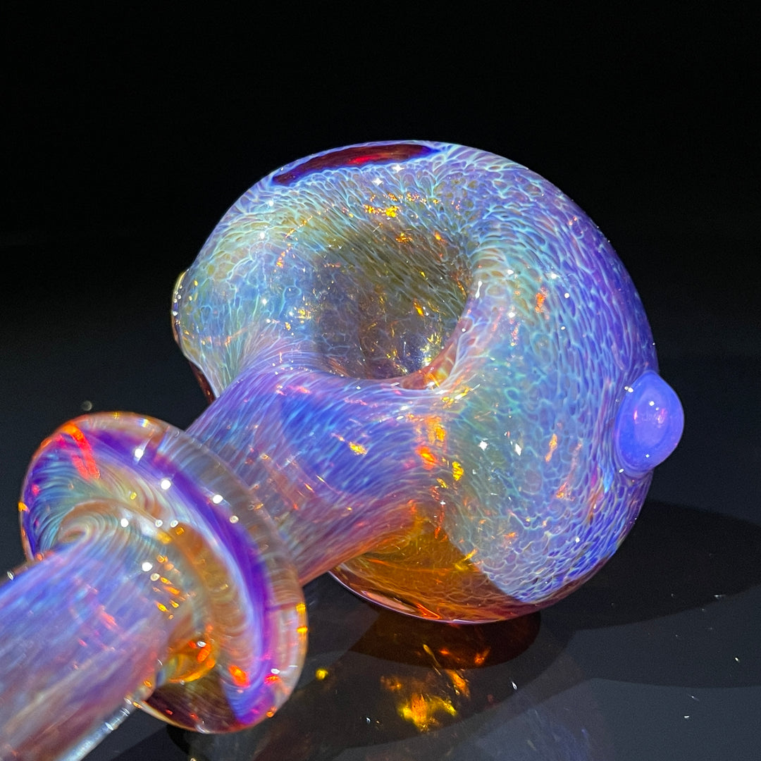 Thick Purple Pipe Glass Pipe Chuck Glass