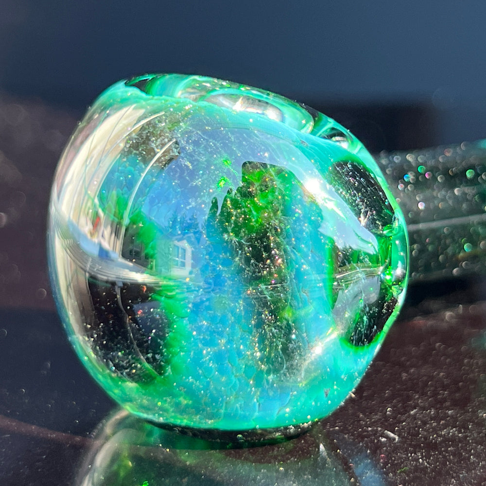 Experimental Jade Pipe Glass Pipe Beezy Glass   