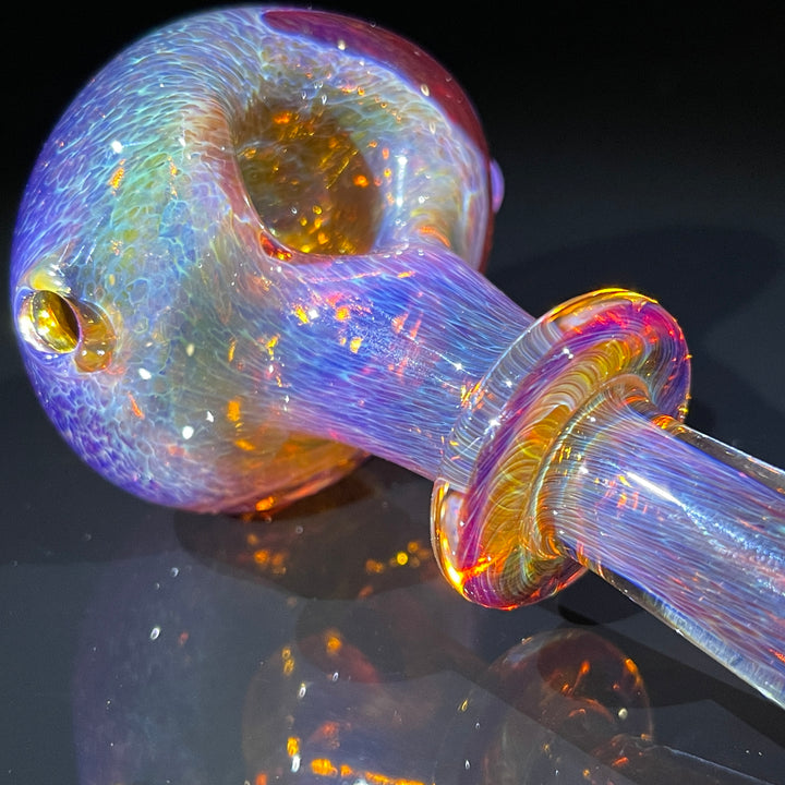 Thick Purple Pipe Glass Pipe Chuck Glass