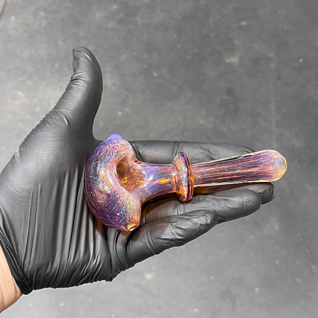 Thick Purple Pipe Glass Pipe Chuck Glass