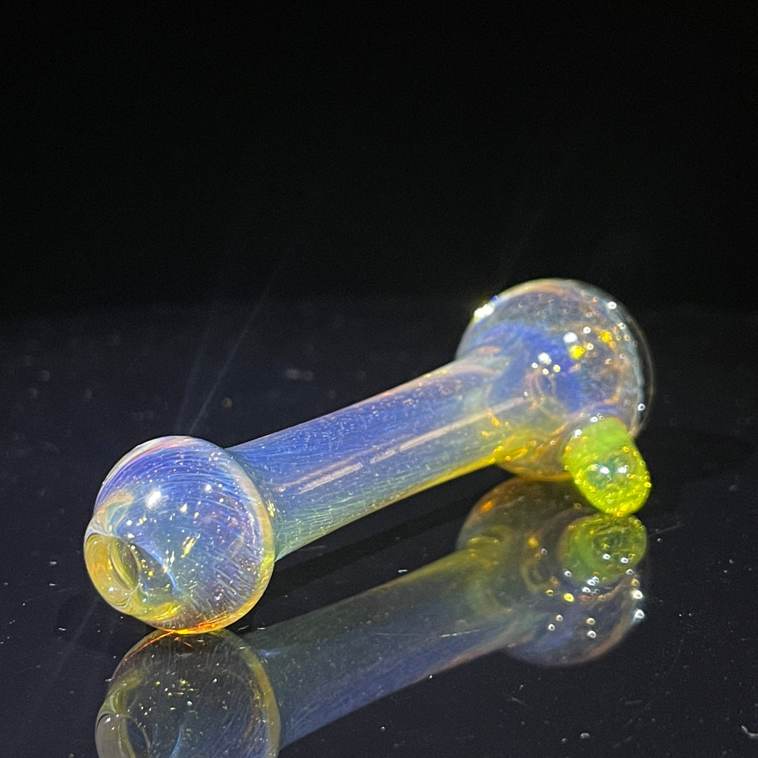 Frit Pocket Chillum Glass Pipe T-Bag Glass   