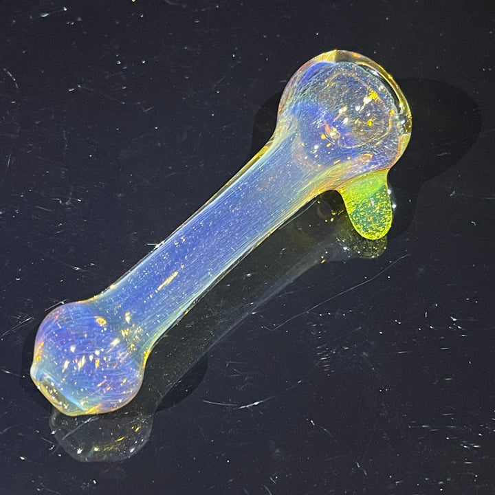 Frit Pocket Chillum Glass Pipe T-Bag Glass   