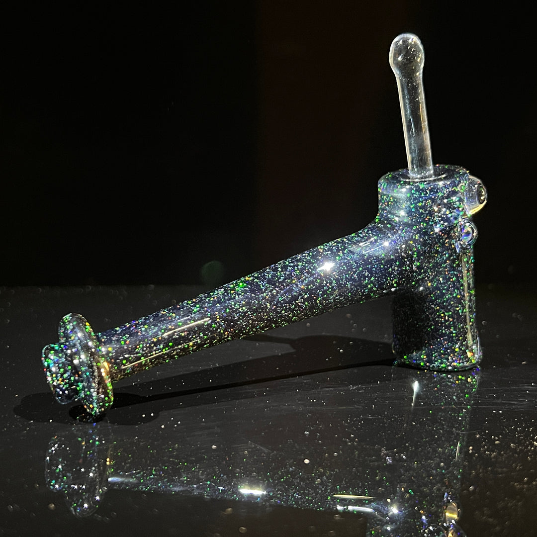 Midnight Sky Crushed Opal Hash Hammer Glass Pipe KOP Glass   