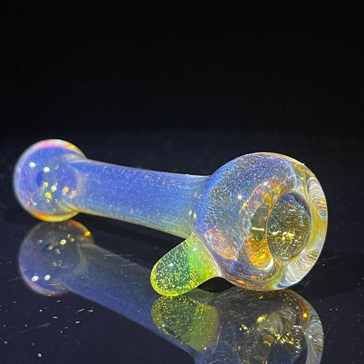 Frit Pocket Chillum Glass Pipe T-Bag Glass   