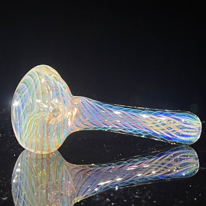 Thick Fume Pipe Green Slyme Marble Glass Pipe Chuck Glass