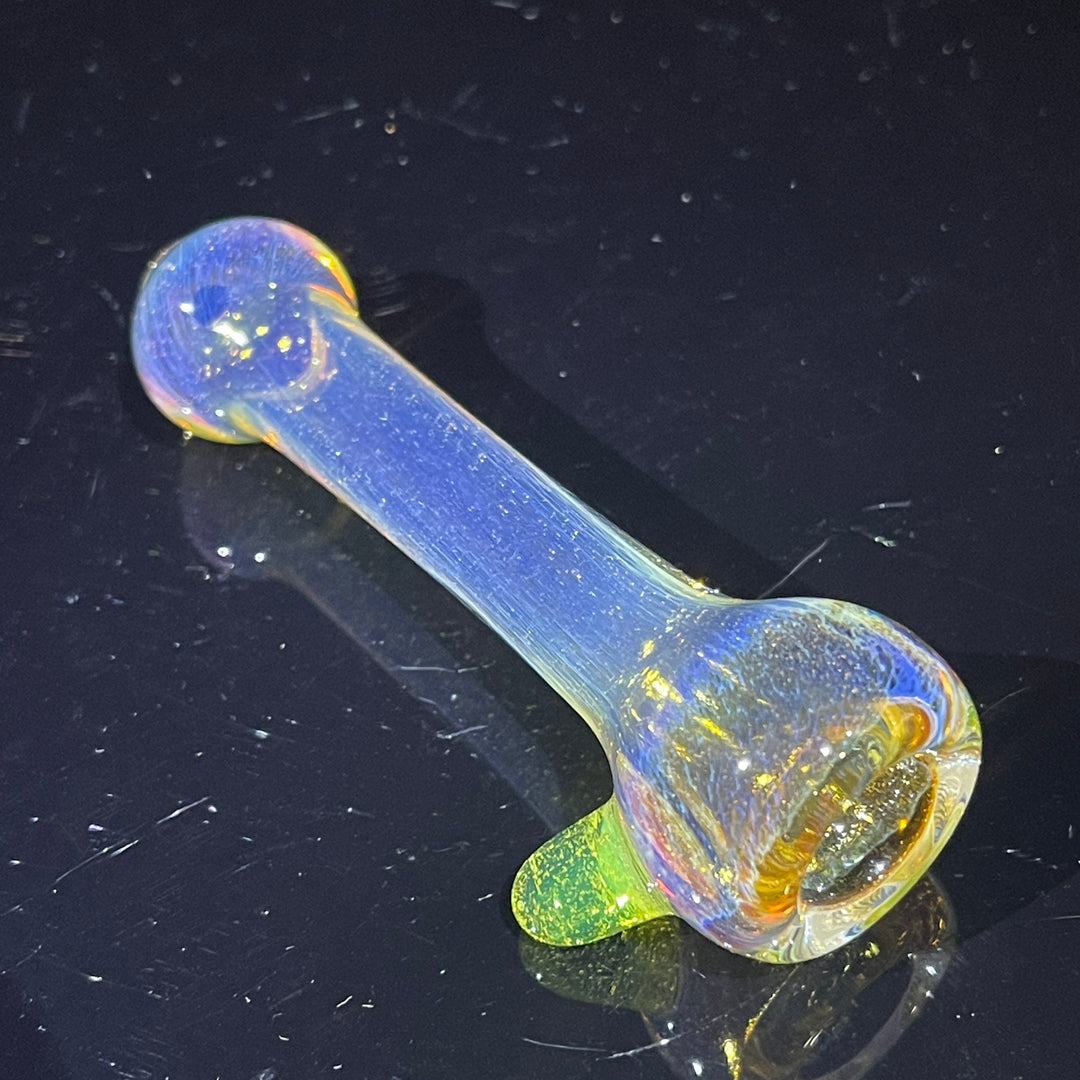 Frit Pocket Chillum Glass Pipe T-Bag Glass   