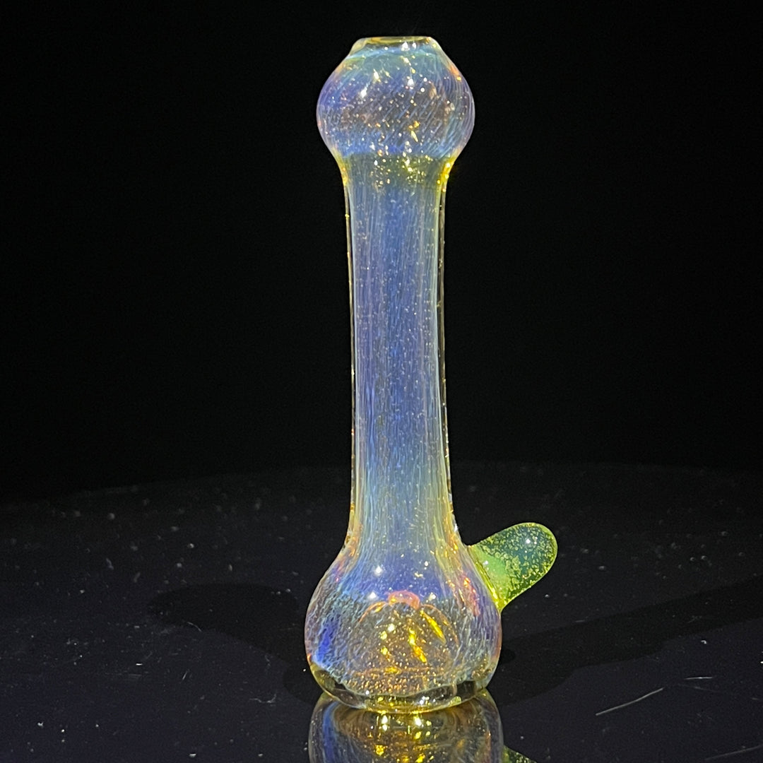 Frit Pocket Chillum Glass Pipe T-Bag Glass   