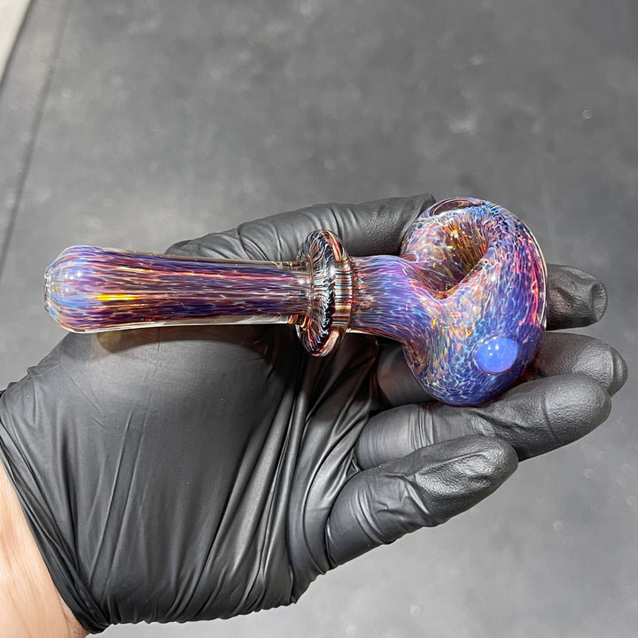 Thick Purple Pipe Glass Pipe Chuck Glass