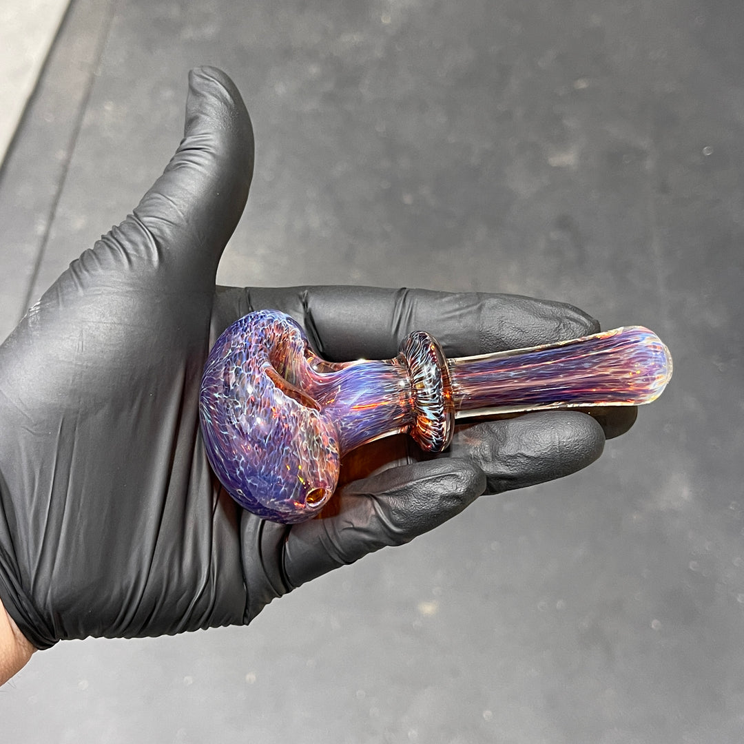 Thick Purple Pipe Glass Pipe Chuck Glass