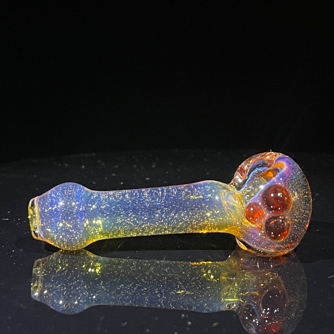 Frit Pocket Spoon Glass Pipe T-Bag Glass   