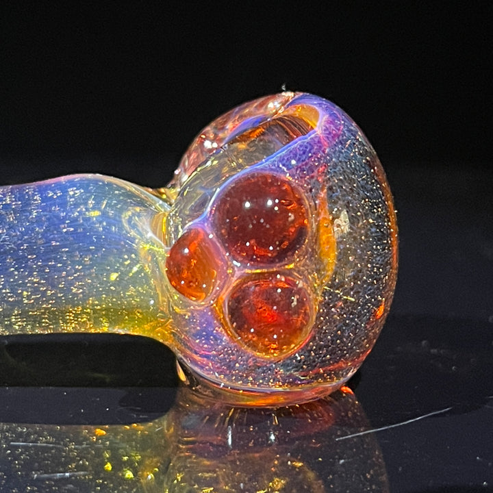 Frit Pocket Spoon Glass Pipe T-Bag Glass   