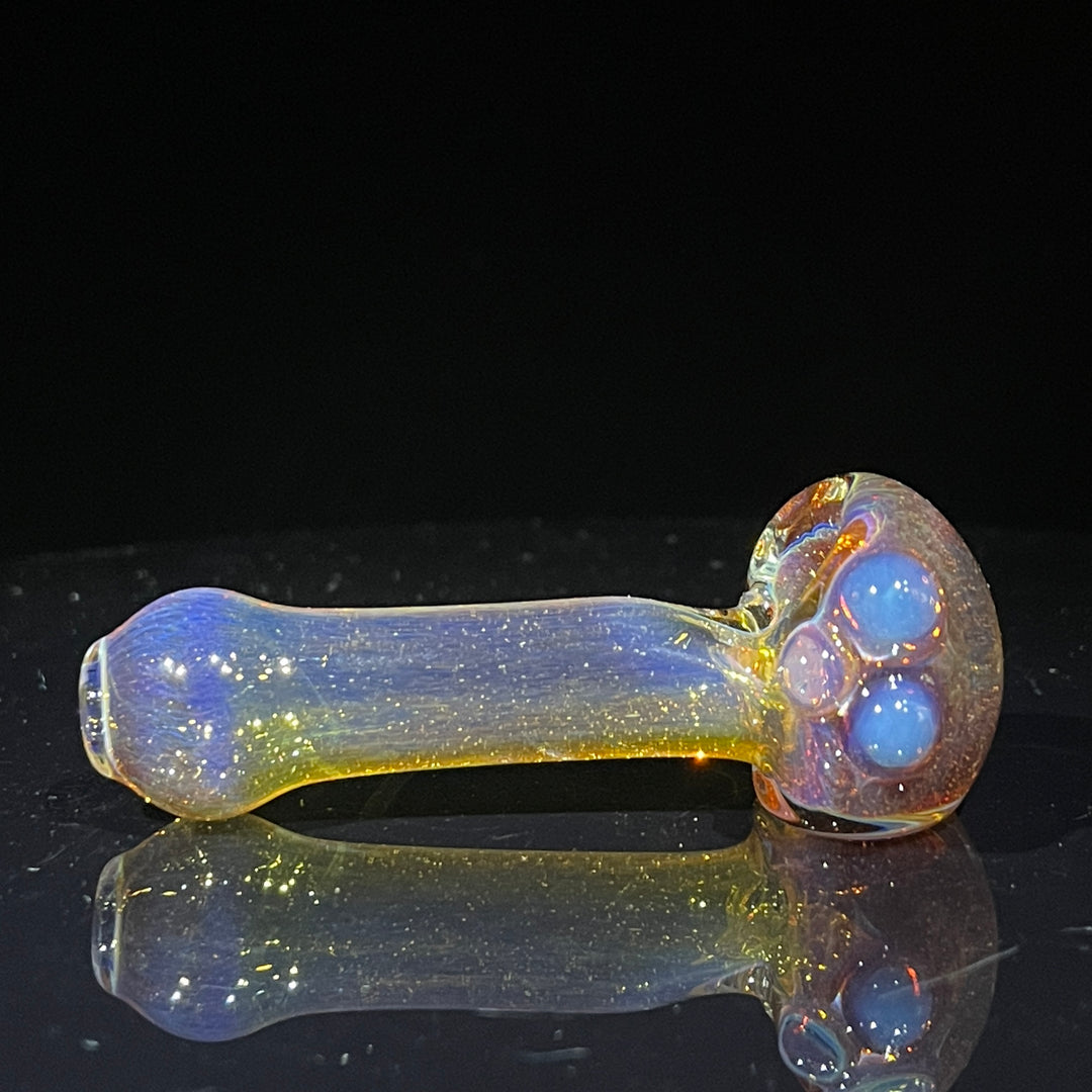 Frit Pocket Spoon Glass Pipe T-Bag Glass   