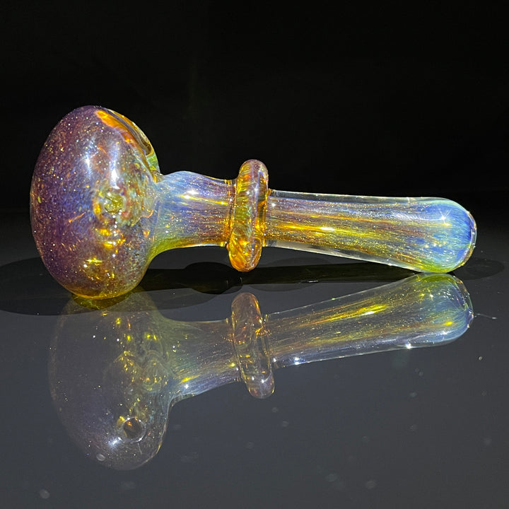 Thick Aventurine Pipe + Ryot Headcase Combo Glass Pipe Chuck Glass