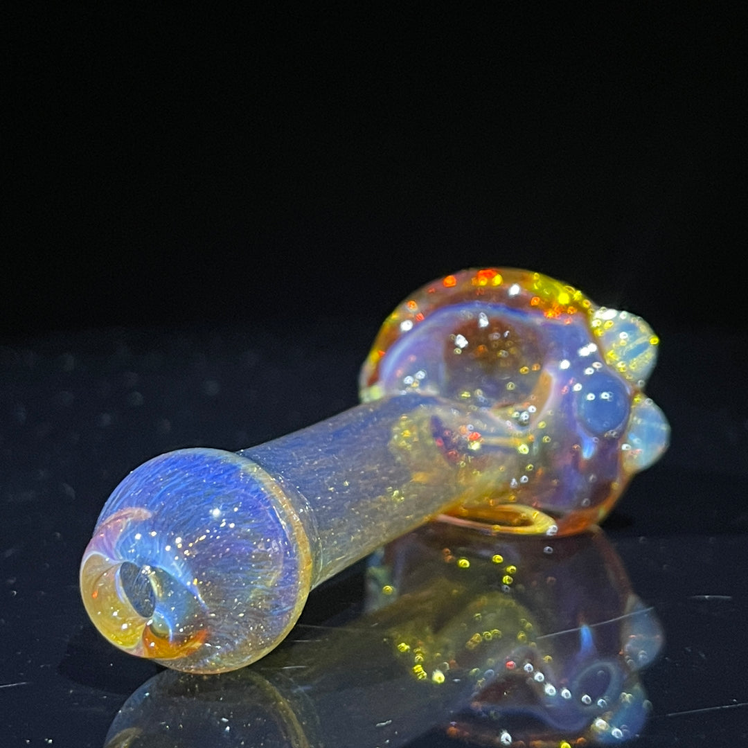 Frit Pocket Spoon Glass Pipe T-Bag Glass   