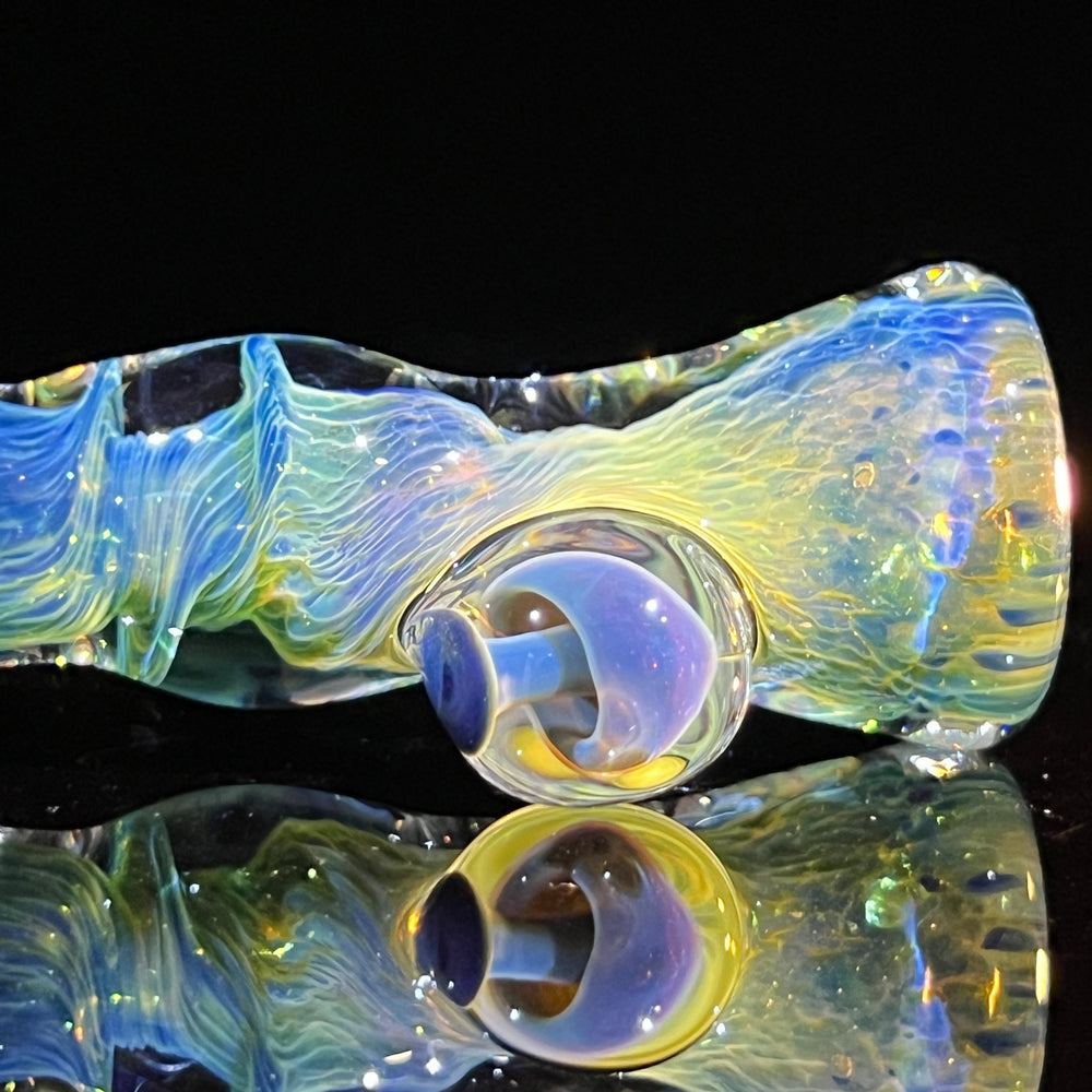 Magic Mushroom Chillum Glass Pipe Beezy Glass   