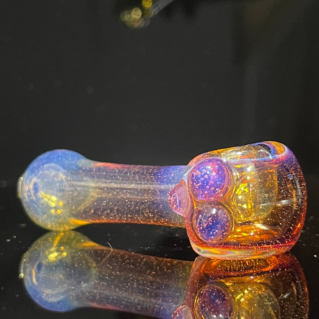 Frit Pocket Spoon Glass Pipe T-Bag Glass   