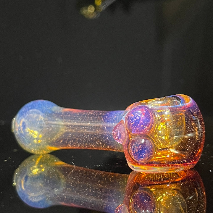 Frit Pocket Spoon Glass Pipe T-Bag Glass   