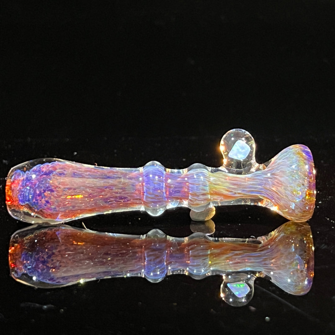 Purple Magic Opal Chillum Glass Pipe Beezy Glass   