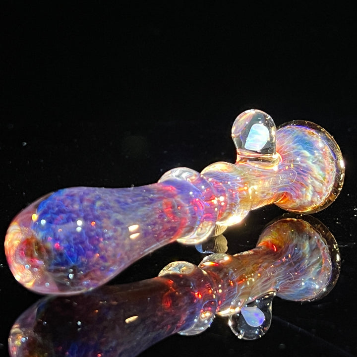 Purple Magic Opal Chillum Glass Pipe Beezy Glass   