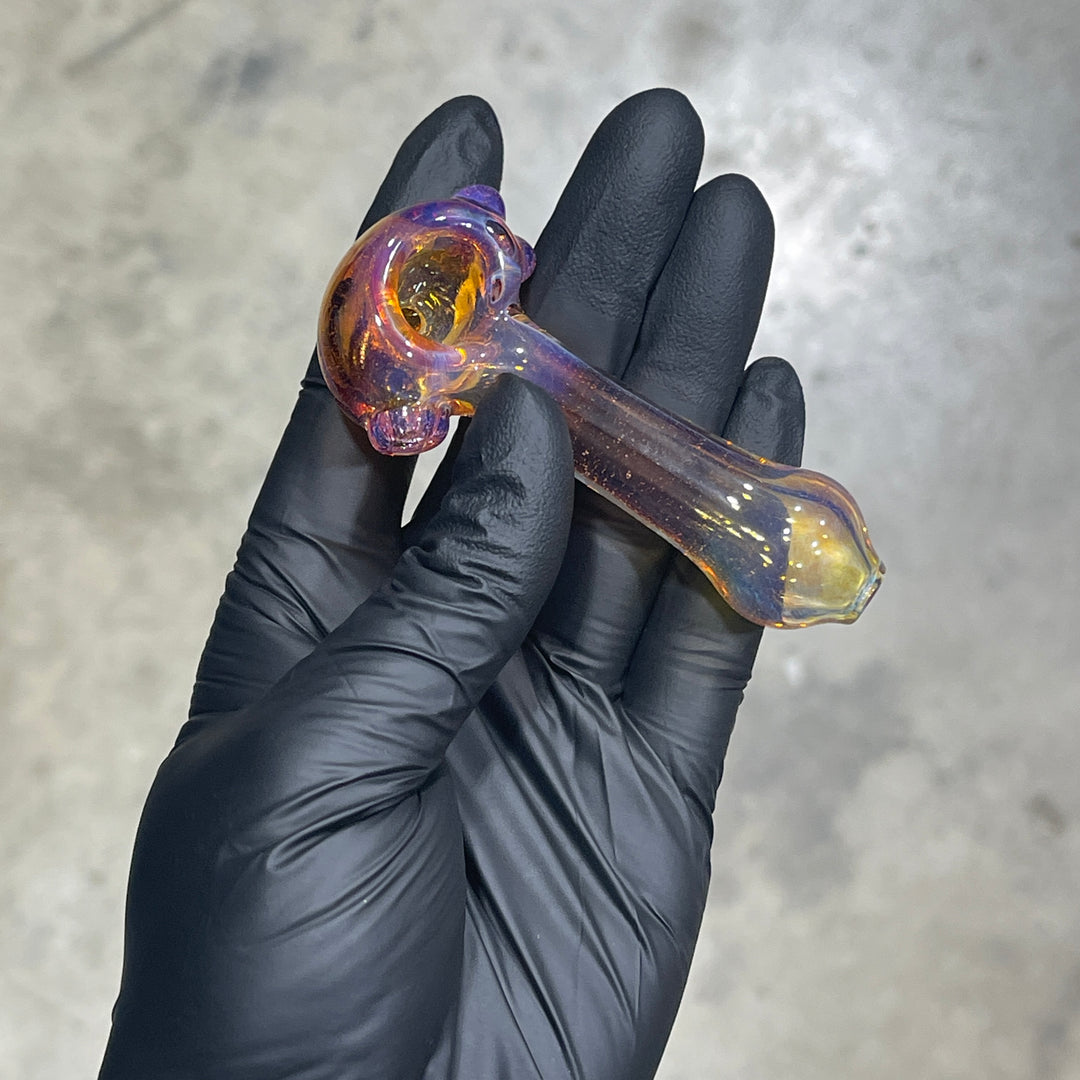 Frit Pocket Spoon Glass Pipe T-Bag Glass   