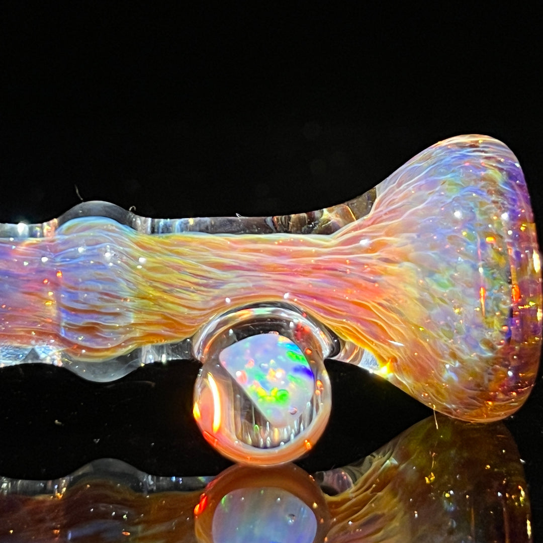 Purple Magic Opal Chillum Glass Pipe Beezy Glass   