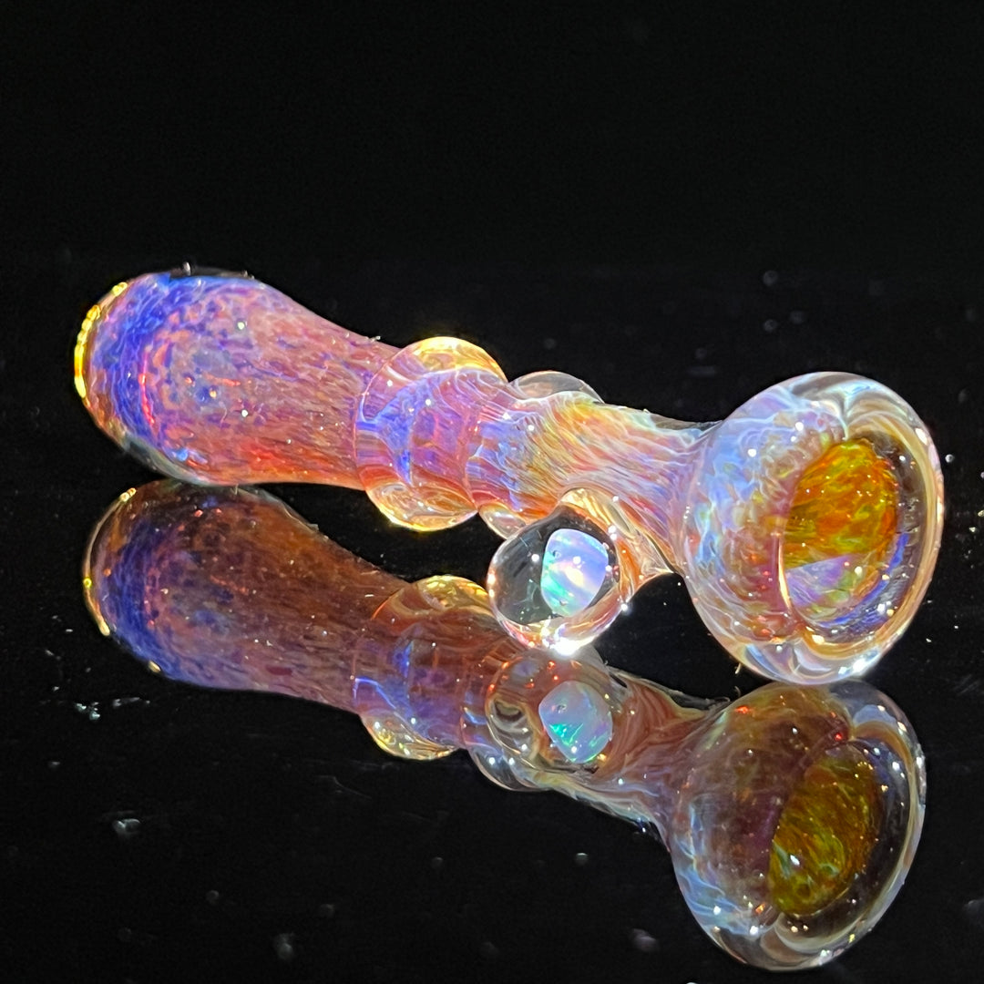 Purple Magic Opal Chillum Glass Pipe Beezy Glass   