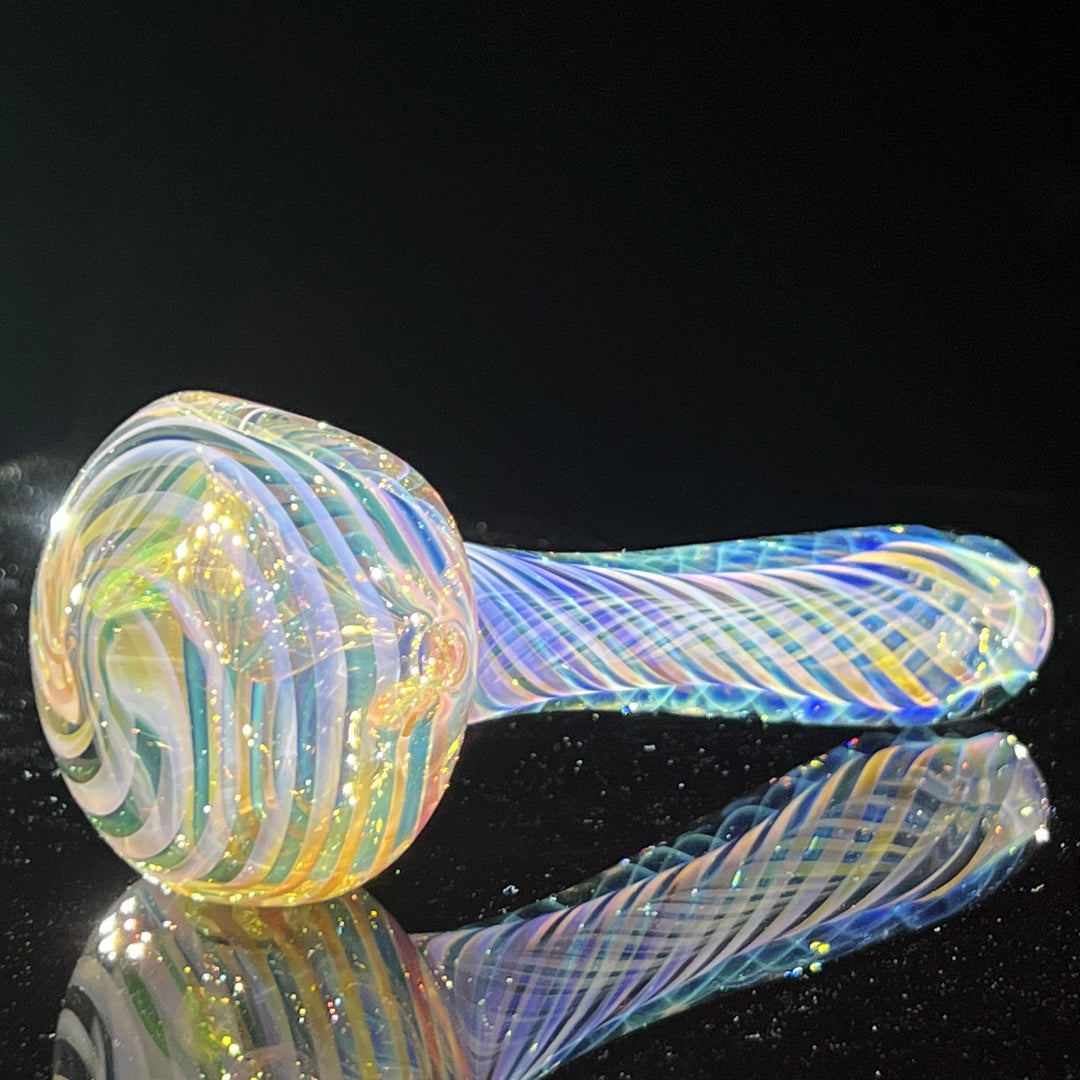 Thick Fume Pipe Green Slyme Marble Glass Pipe Chuck Glass