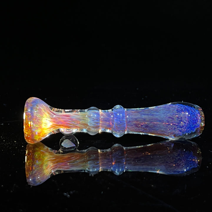 Purple Magic Opal Chillum Glass Pipe Beezy Glass   